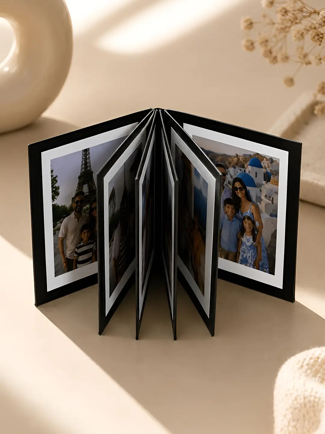 Travel Stories Photo Album – Personalized 20 Photo Travel Album with Custom Covers