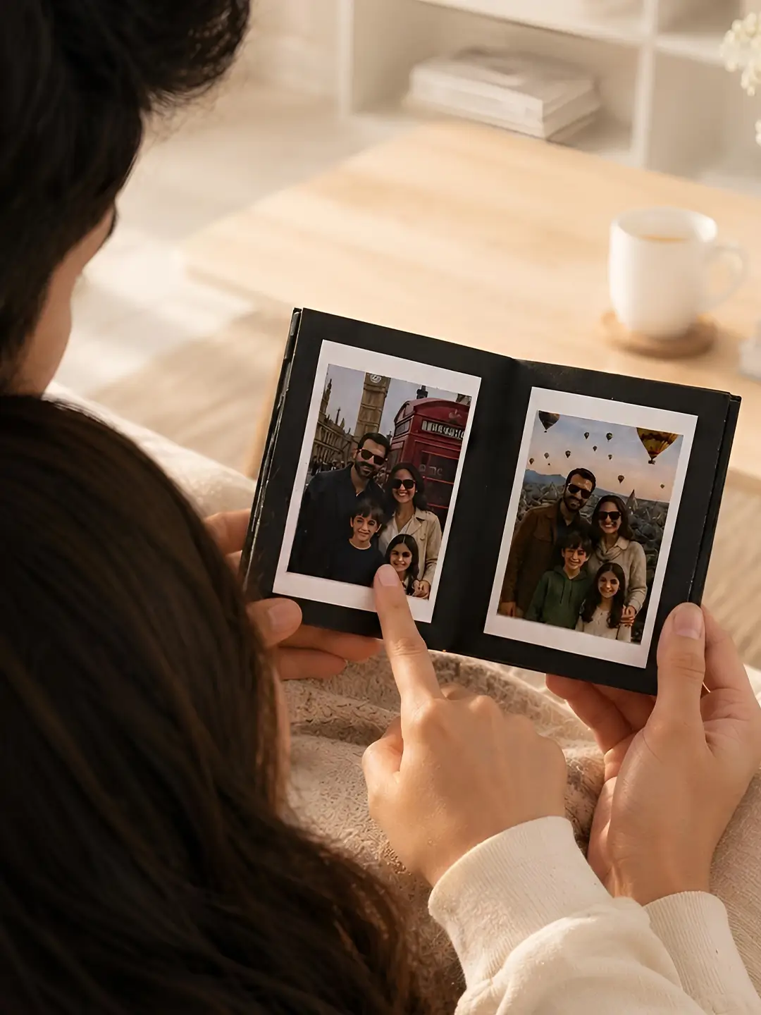 Travel Stories Photo Album – Personalized 20 Photo Travel Album with Custom Covers