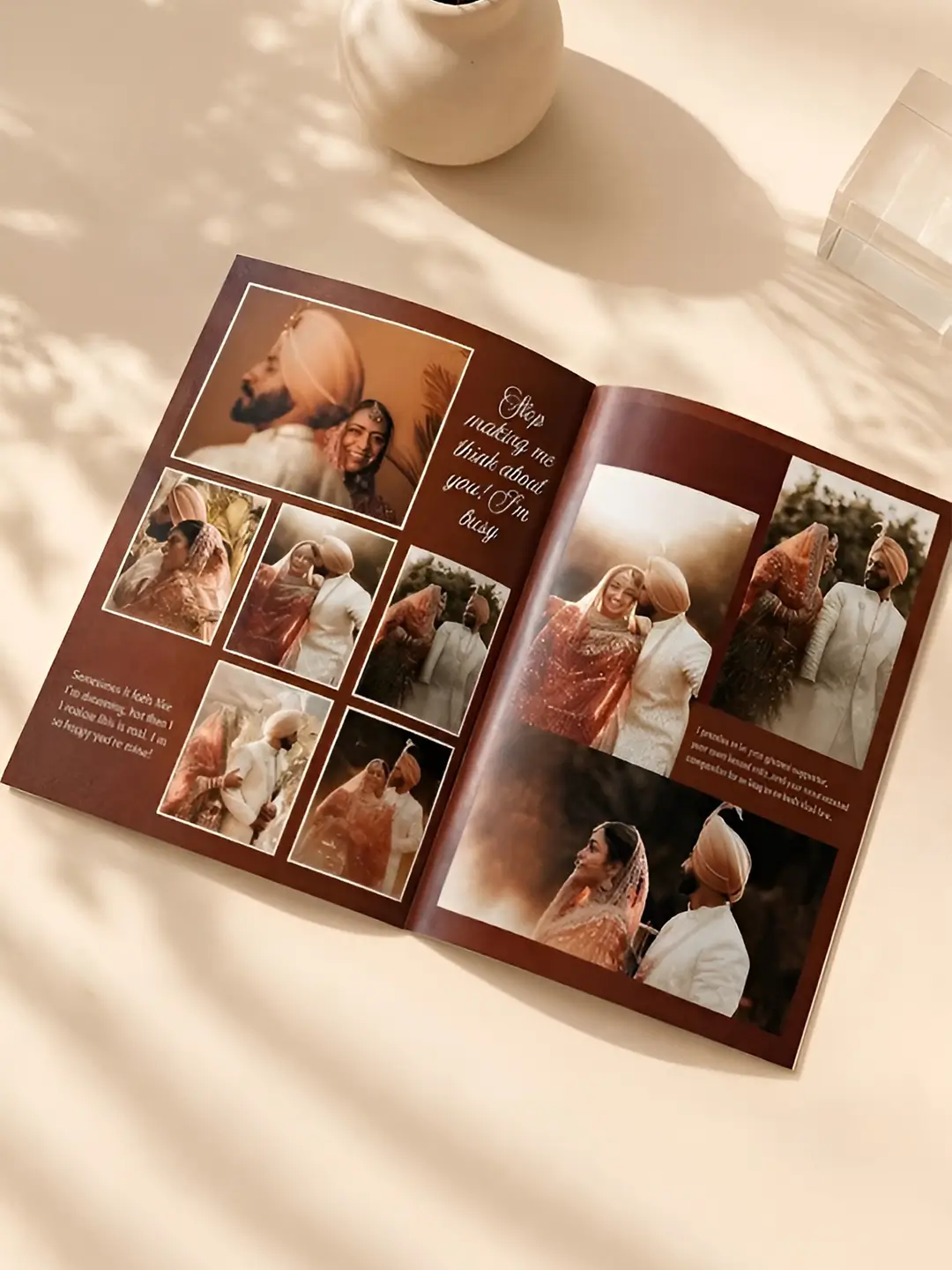 Unforgettable Moments Magazine – Personalized 12-Page A4 Photo Magazine | Custom Couple & Wedding Keepsake