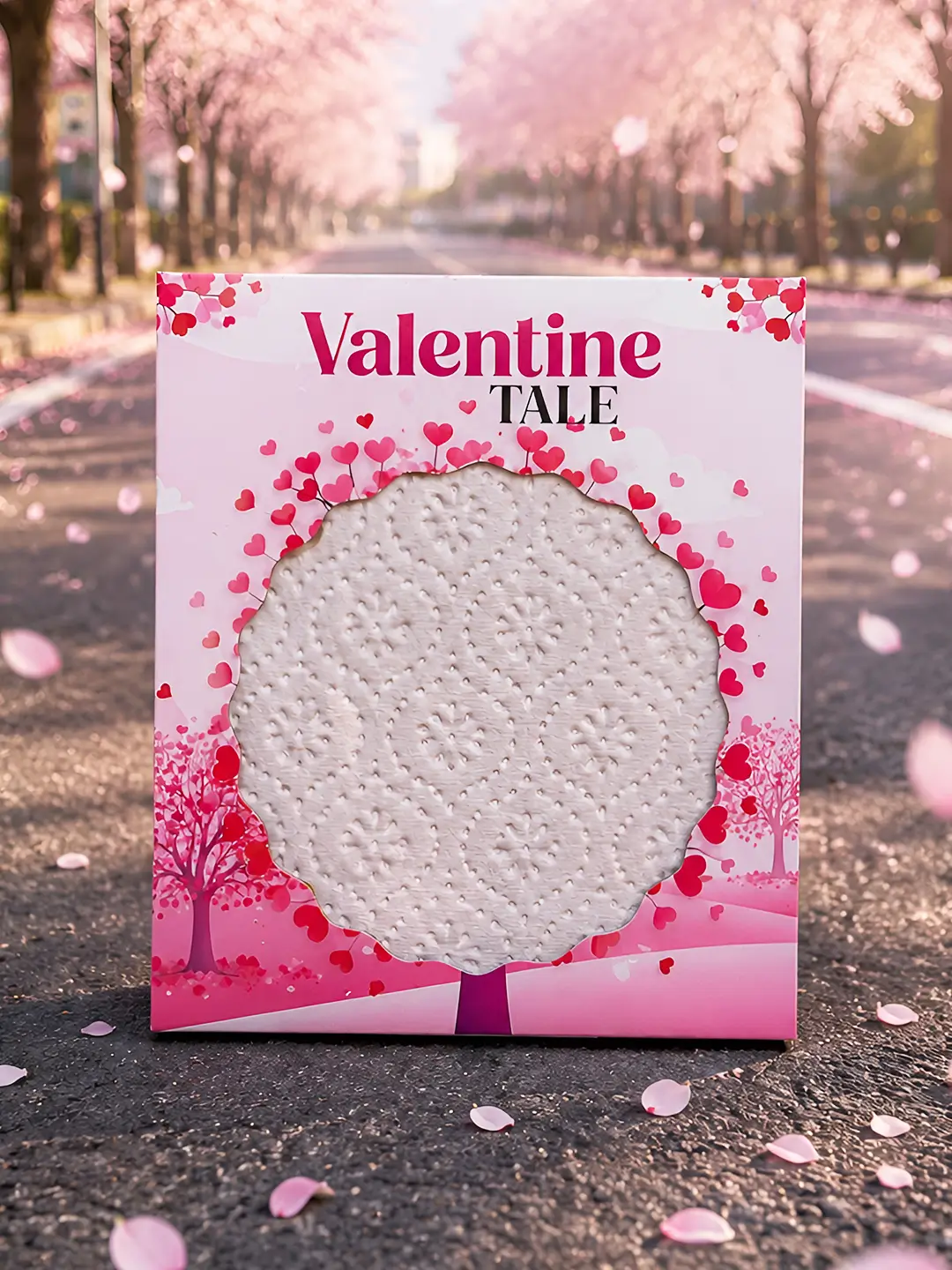Valentine Tale Burnout Fire Card – Magical Valentine Surprise Message Card
