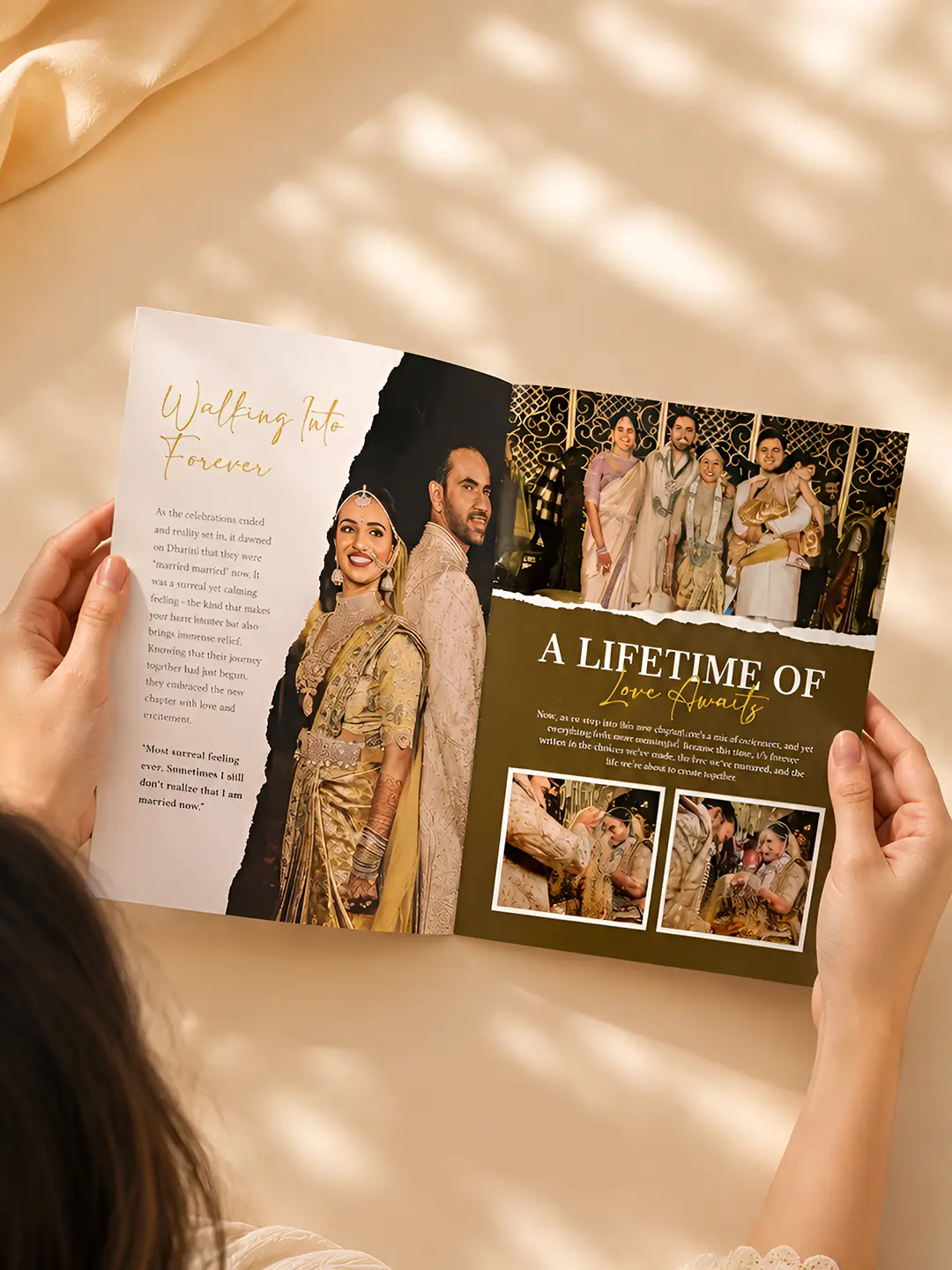 Wedding Magazine – Custom 12-Page A4 Wedding Story Magazine | Unique Couple Keepsake