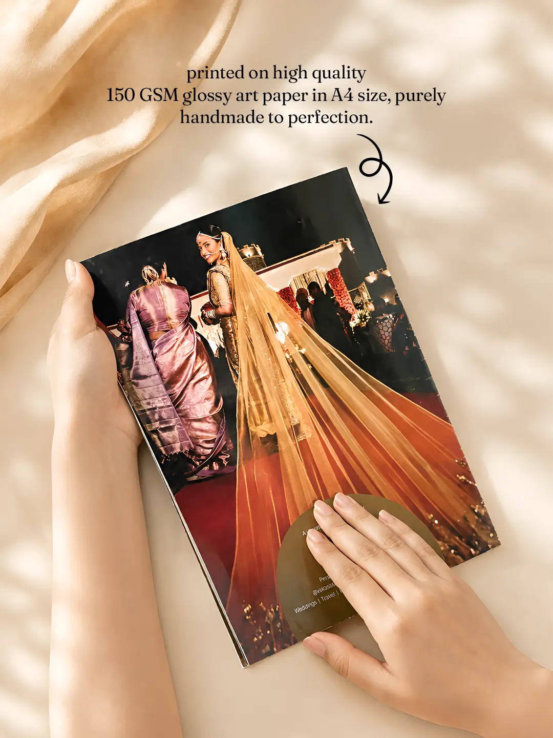 Wedding Magazine – Custom 12-Page A4 Wedding Story Magazine | Unique Couple Keepsake